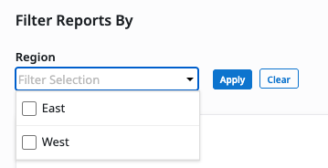 Employee GLD filters at the top of the Treasurer queue
